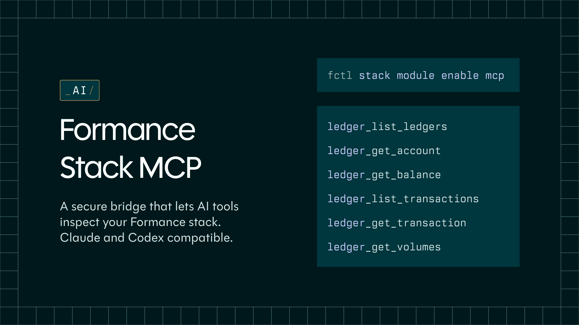 What is the Formance MCP server? 