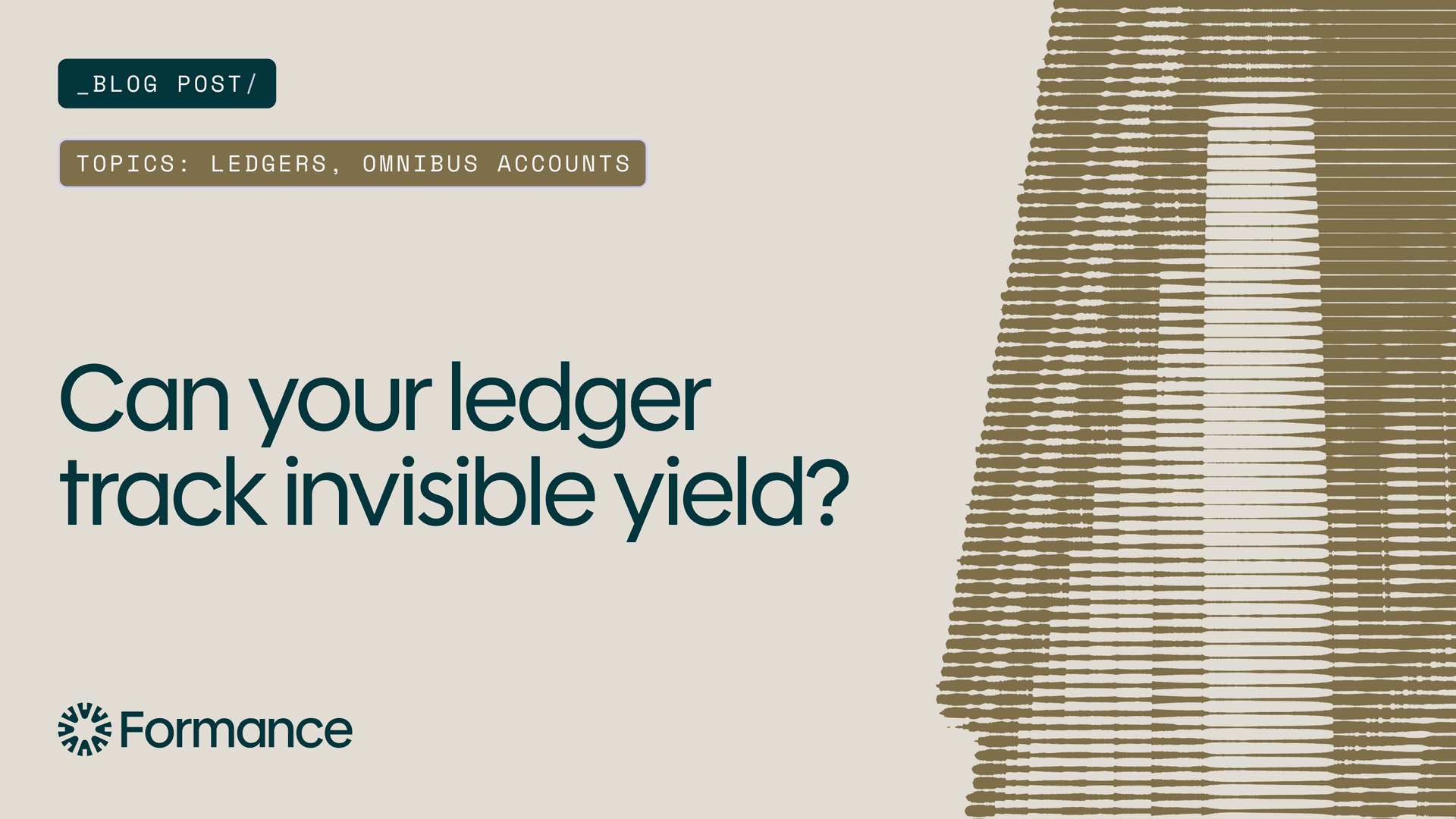 The CeDeFi Ledger Playbook
