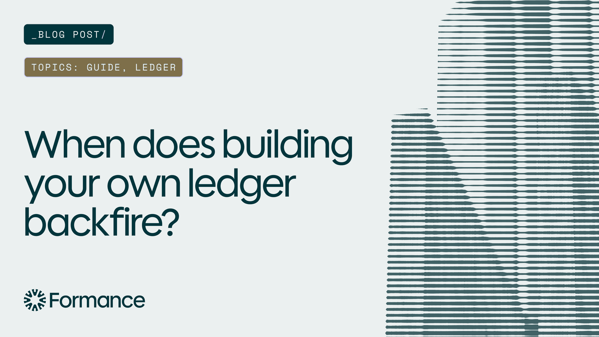 Build or Buy a Core Ledger