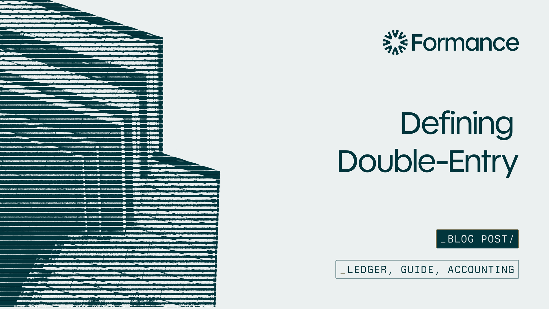 Defining Double-Entry
