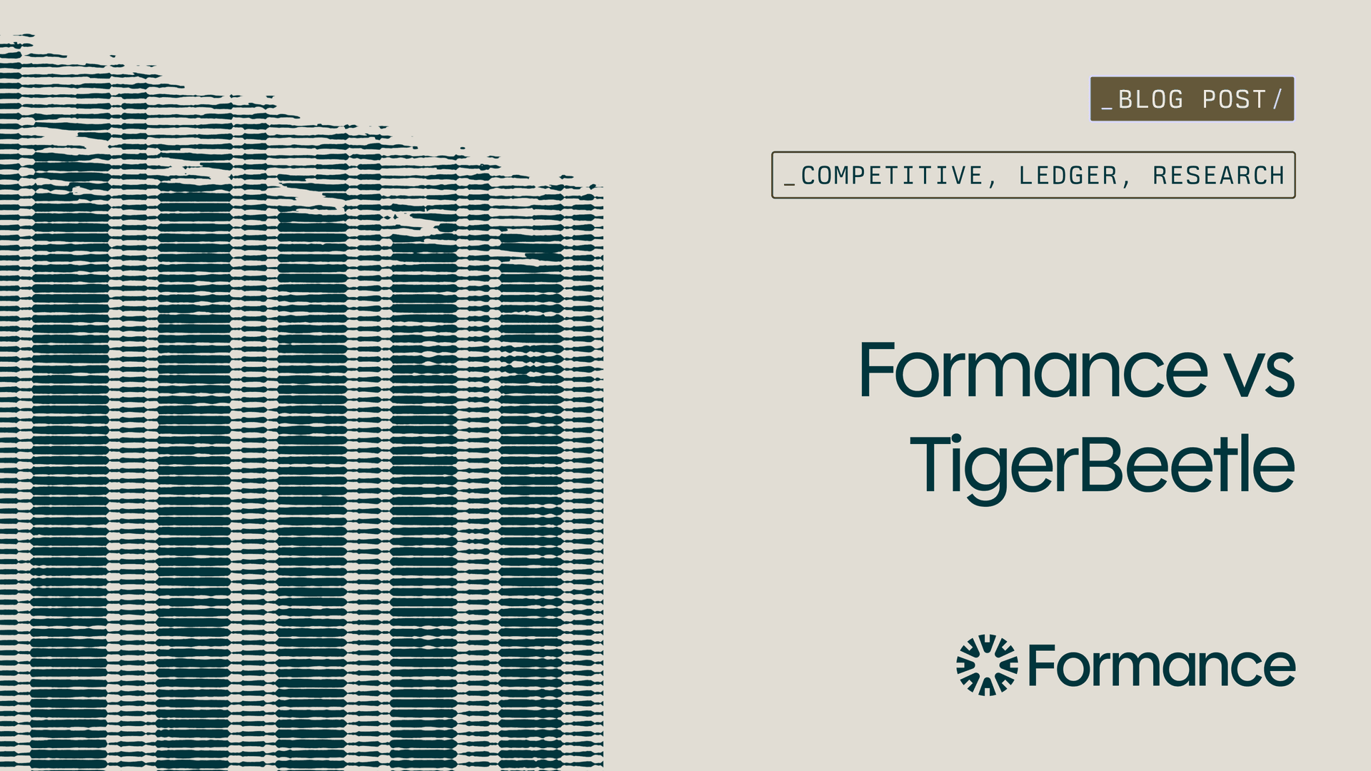 Formance vs TigerBeetle