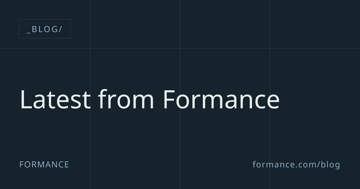 Formance Blog: Ledger, Payments & Fintech Engineering
